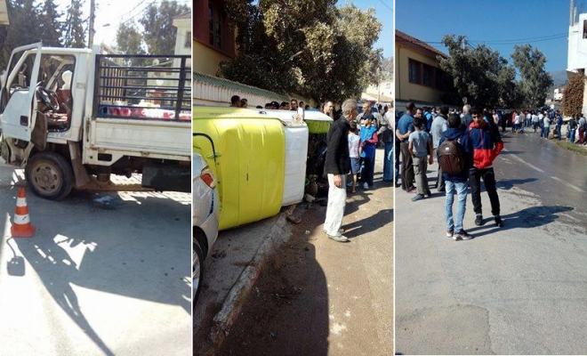 Un camion perd ses freins et fonce sur des écoliers à Aïn Defla, au moins 2 morts et 3 blessés