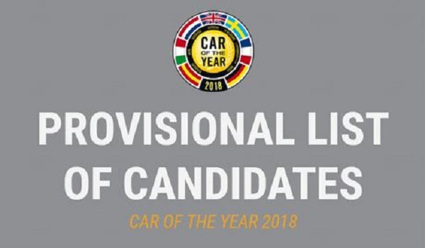 Car Of The Year 2018 : La liste provisoire dévoilée