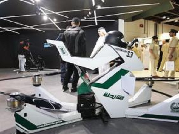 A Dubaï, la police va utiliser une moto volante