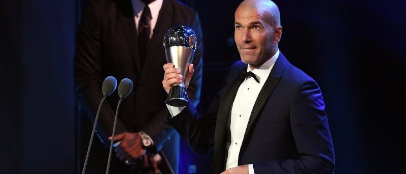 Foot : Zidane sacré meilleur entraîneur de l’année 2017