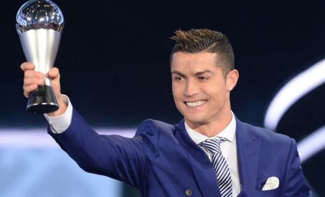 Cristiano Ronaldo sacré joueur de l’année FIFA 2017