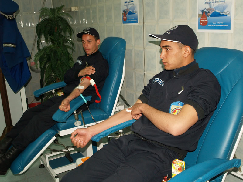 Maghnia: Don de sang des policiers