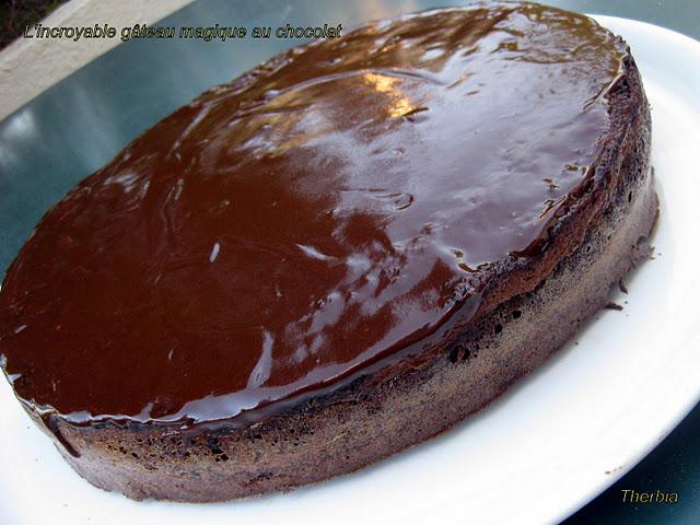 Gâteau au chocolat magique