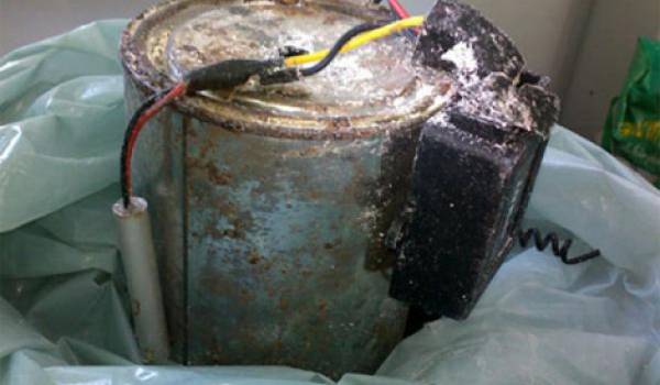 Découverte et destruction de bombes artisanales