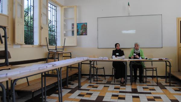 El Oued: un bureau de vote 100% FLN