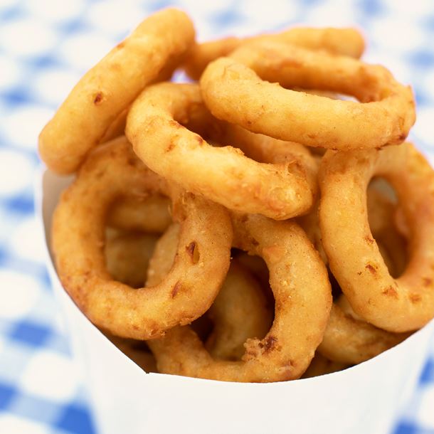Beignets d’oignons au cumin