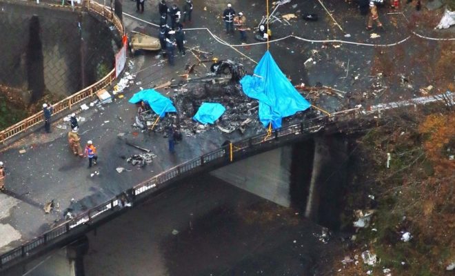Japon: au moins 4 morts dans l’accident d’un hélicoptère