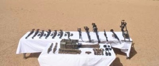 Une cache d&rsquo;armes lourdes découverte à Bordj Badji Mokhtar
