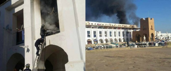 Incendie au niveau du complexe touristique de Sidi Fredj (VIDEO)