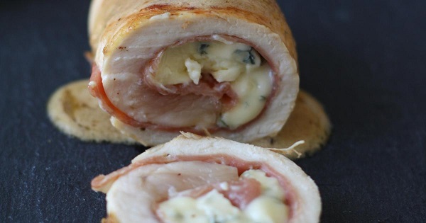 Roulé de poulet champêtre