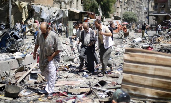 Syrie: 3 morts dans un bombardement rebelle sur un quartier de Damas