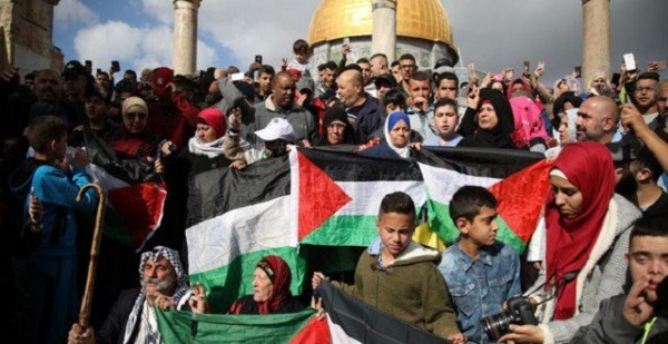 Palestine: des milliers de personnes manifestent pour El-Qods occupée