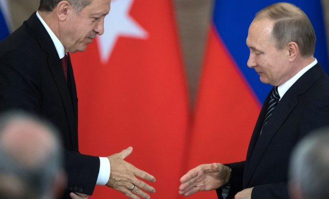 Statut de Jérusalem: Poutine et Erdogan d’accord pour la création d’un Etat palestinien