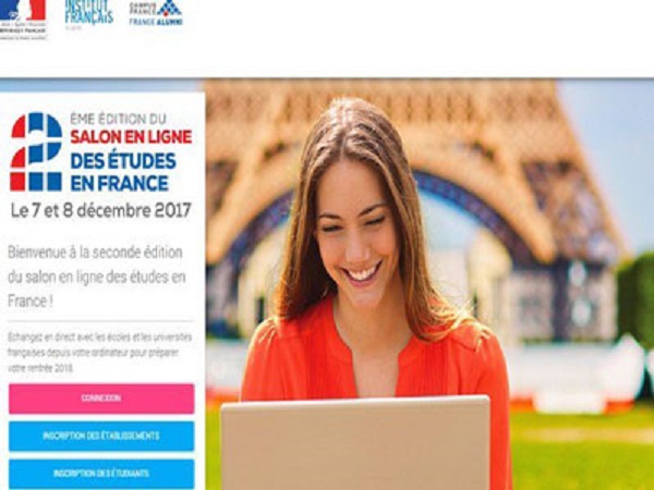 Salon en ligne des études en France : Les 7 et 8 décembre en Algérie