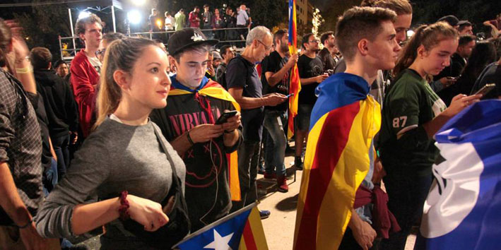 Elections en catalogne : Peu importe l&rsquo;endroit, les indépendantistes mènent leur campagne