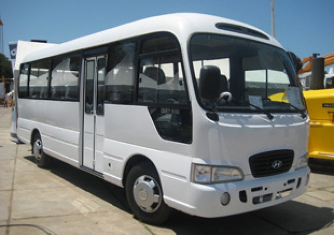 Les premiers bus « Hyundai County » livrés aux clients