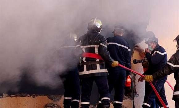 Un incendie dans le marché populaire de Aïn Naâdja fait un blessé et détruit 22 locaux