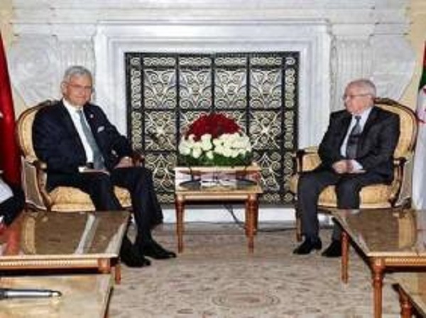 M. Volkan Bozkir salue le rôle du président Bouteflika dans la promotion de la paix et de la sécurité