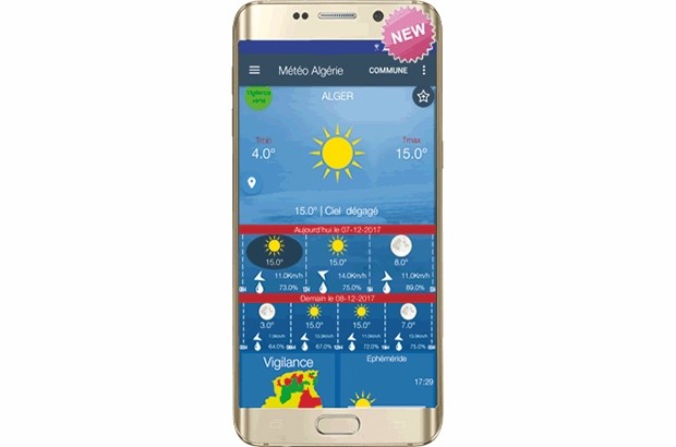 Météo Algérie lance son application