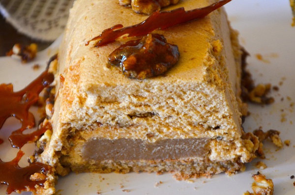 Bûche au caramel