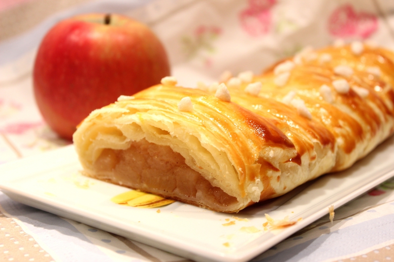 Croûte feuilletée aux pommes