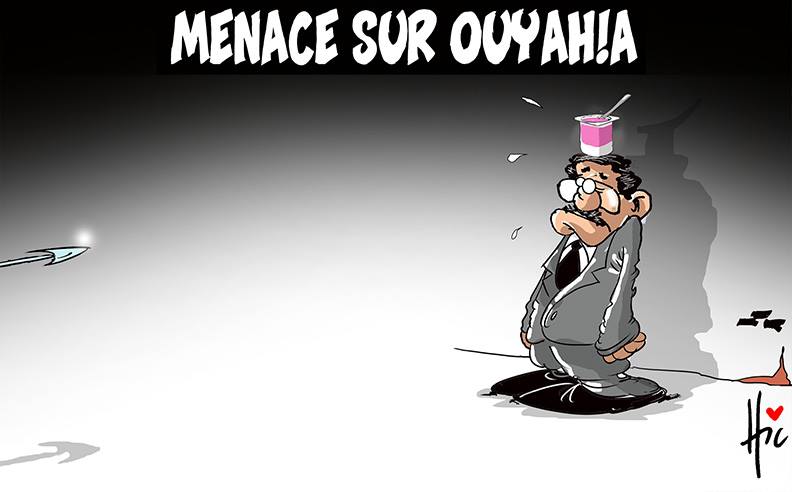 Dessin caricature le Hic : Menace sur ouyahia