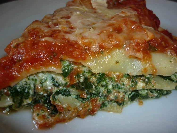 Lasagnes aux épinards