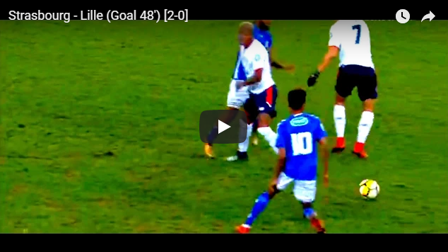 Idriss Saadi buteur face à Lille en Coupe de France
