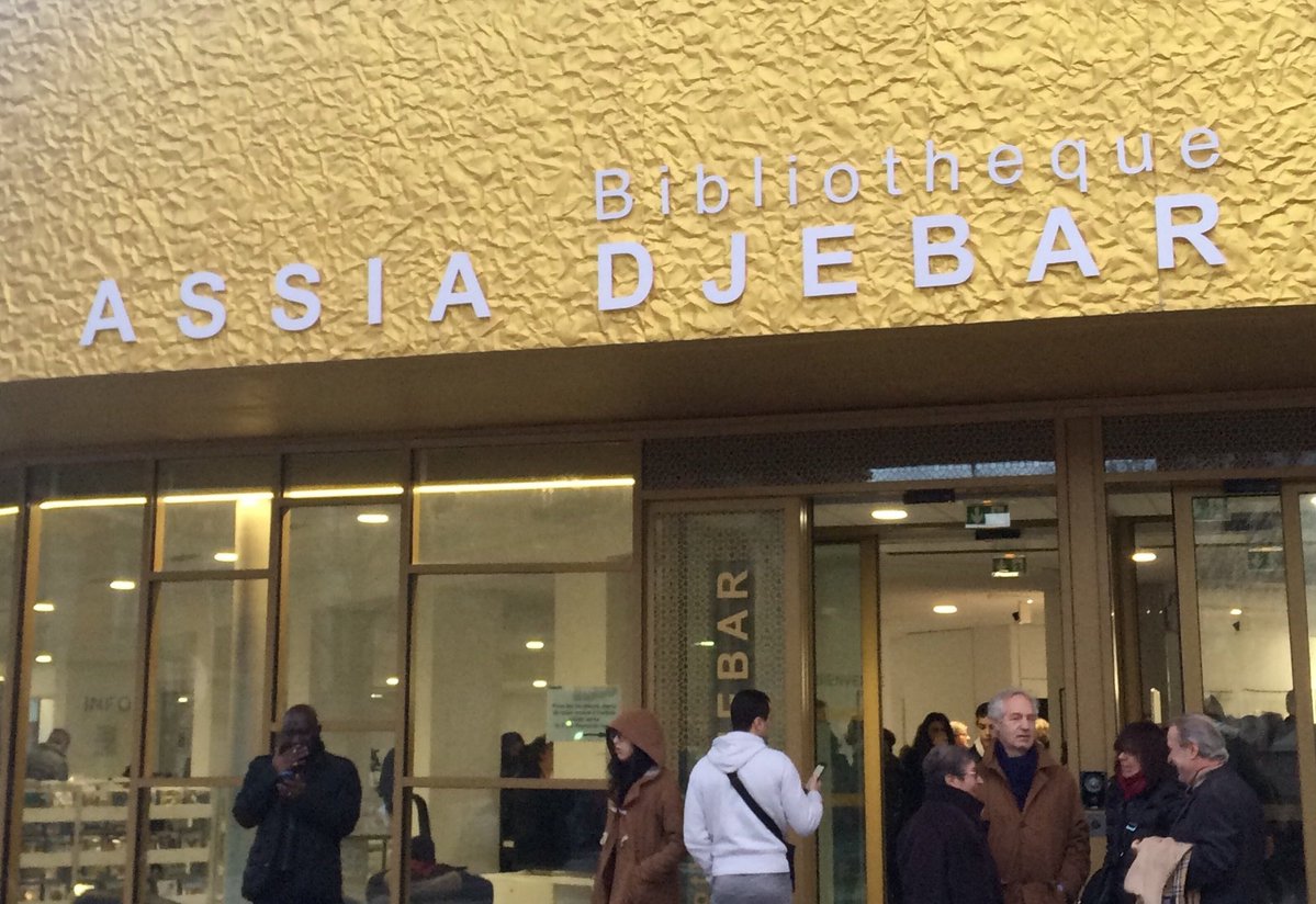 Ouverture de la bibliothèque Assia Djebar à Paris