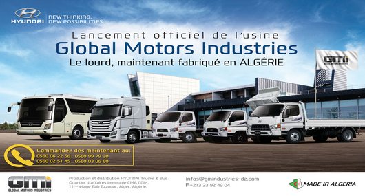Convention de partenariat entre Hyundai et le le groupe algérien Global Motors