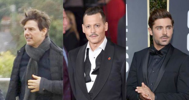 Oscar du pire acteur 2017 : Tom Cruise, Johnny Depp et Zac Efron en lice