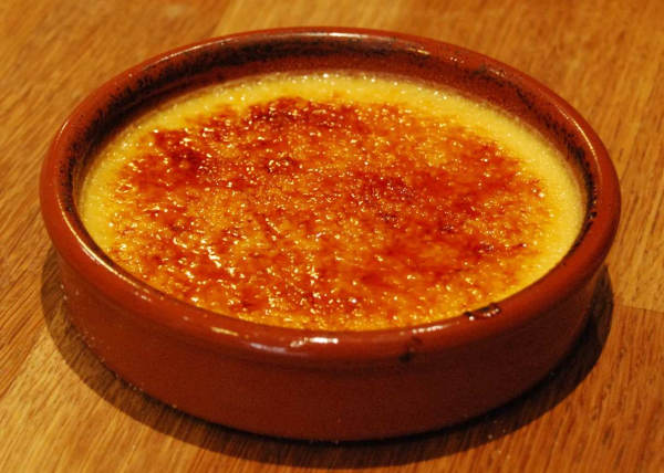 Crème brûlée au sucre