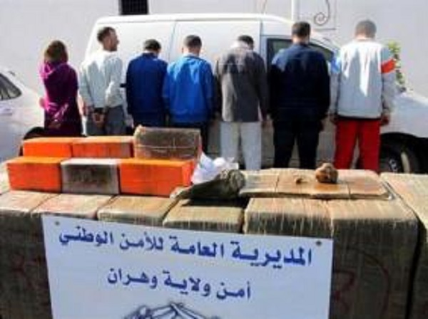 Oran : démantèlement d’un réseau international de trafic de drogue et saisie d’un quintal de kif traité