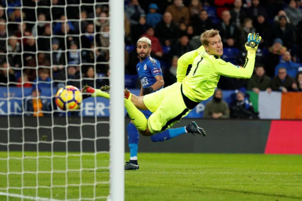 Leicester : Les buts de Mahrez et Slimani (Vidéo)