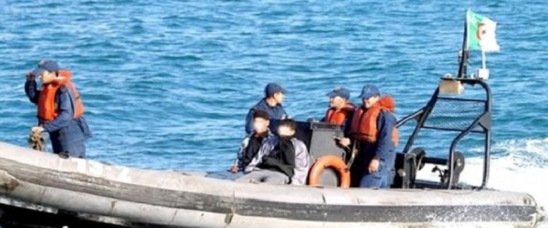Oran: une amende de 50.000 DA infligée à chacun des 11 candidats à l’émigration clandestine secourus au large de Cap Falcon