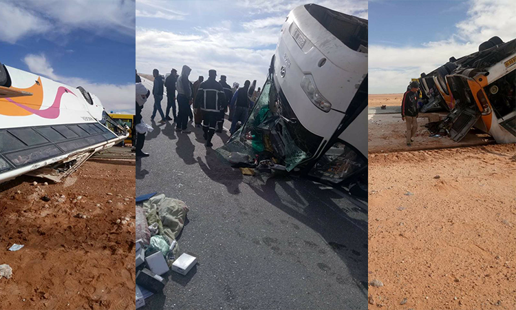Plusieurs morts et blessés dans le renversement d’un bus à Adrar