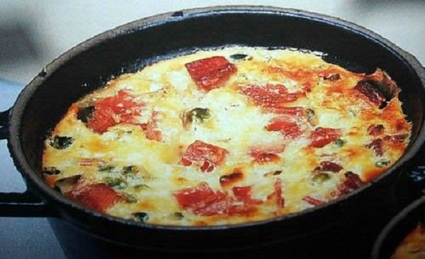 Clafoutis salé Pour 2 personnes