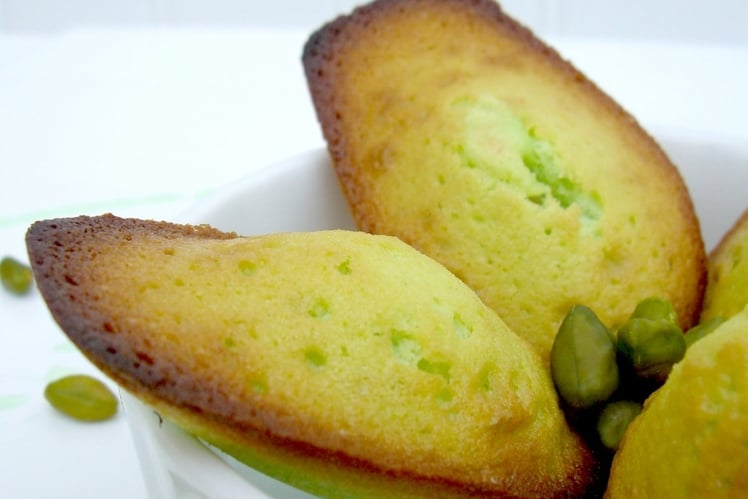 Madeleines à la pistache
