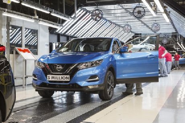 Nissan Motor Corporation : 3 millions de Nissan Qashqai produits au Royaume-Uni