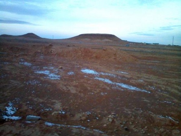 Des flocons de neige dans la région de Ghardaia