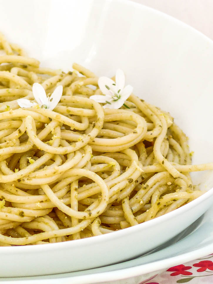 Spaghettis à l’ail