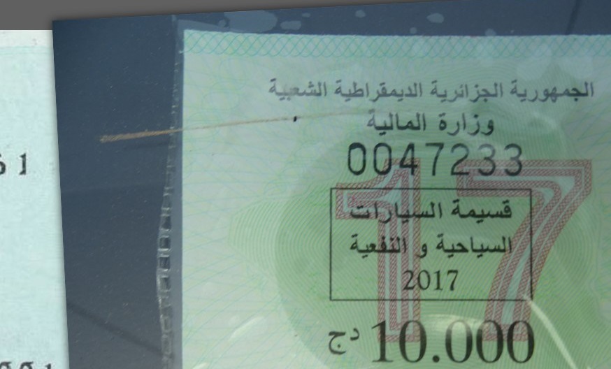 TISSEMSILET : La vignette automobile ‘’ difficilement ‘’acquittée
