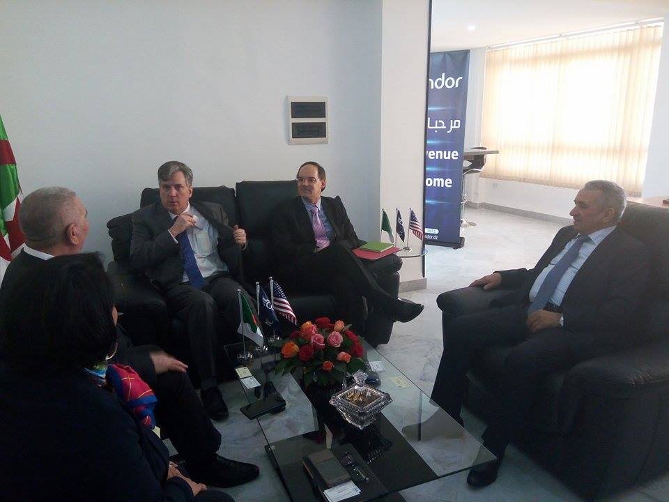 Son excellence l’ambassadeur des Etats Unis en visite de courtoisie à Condor