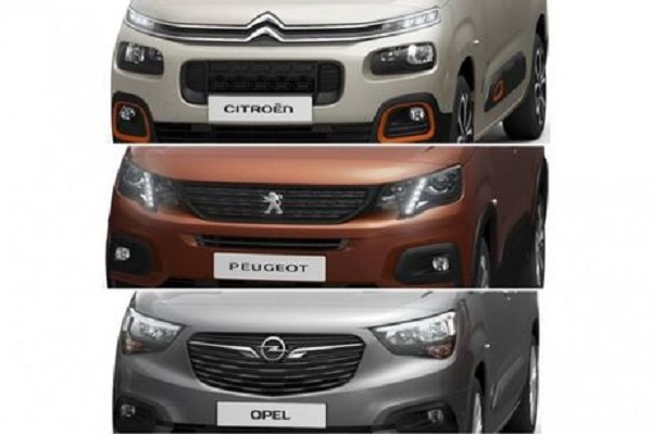 Groupe PSA : Premier aperçu des nouveaux Citroën Berlingo, Peugeot Partner et Opel Combo