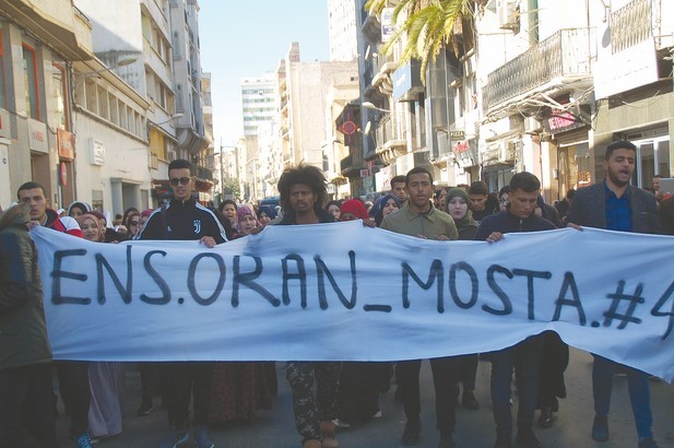 Oran et Constantine : Marches de protestation des étudiants de l’ENS