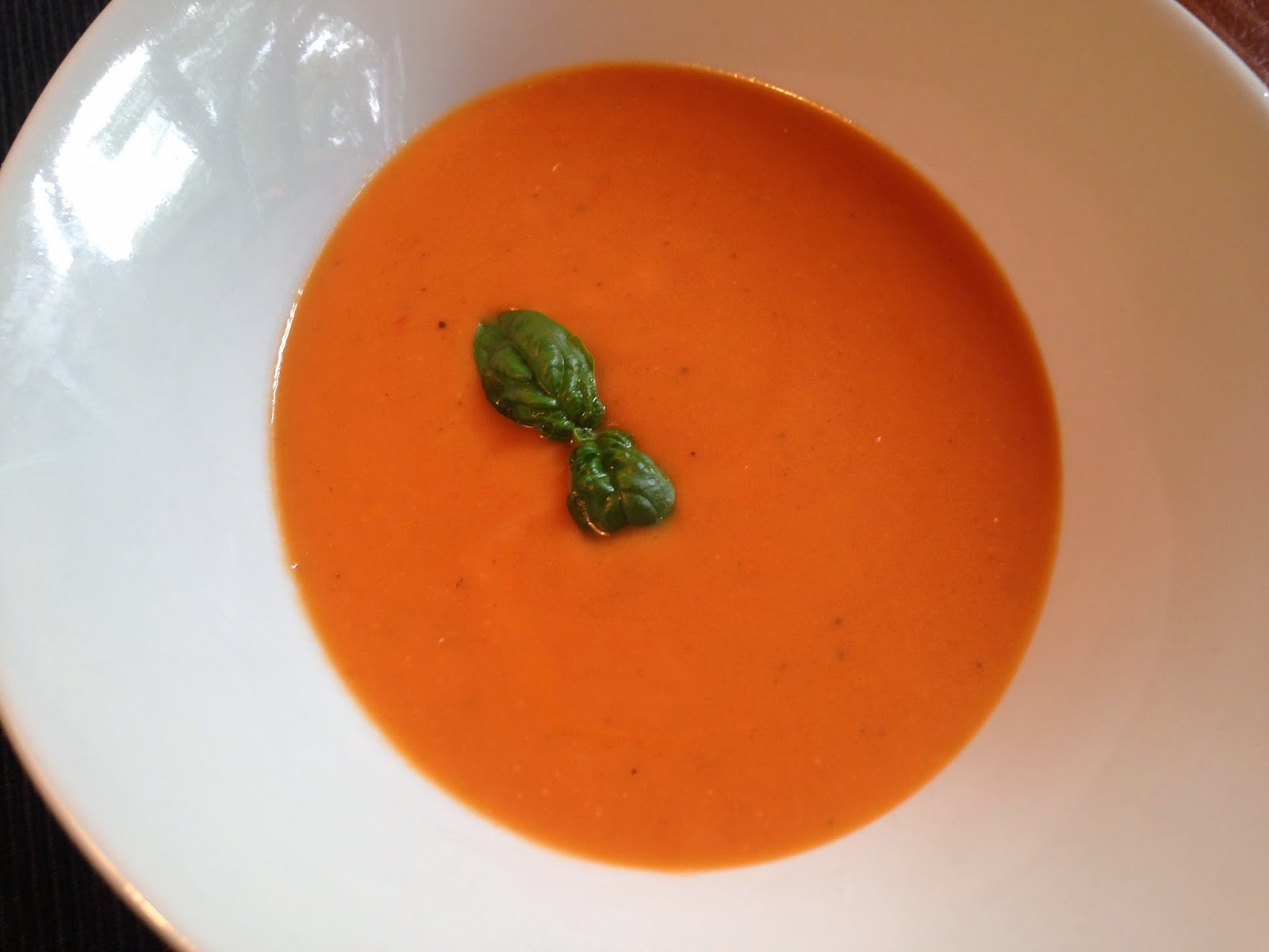 Crémeux de tomates au poivre noir