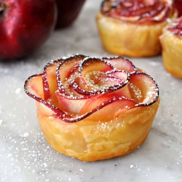 Croûte feuilletée aux pommes