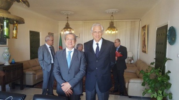 Le Gouverneur de la Banque d’Algérie s’entretient avec Dominique De Villepin