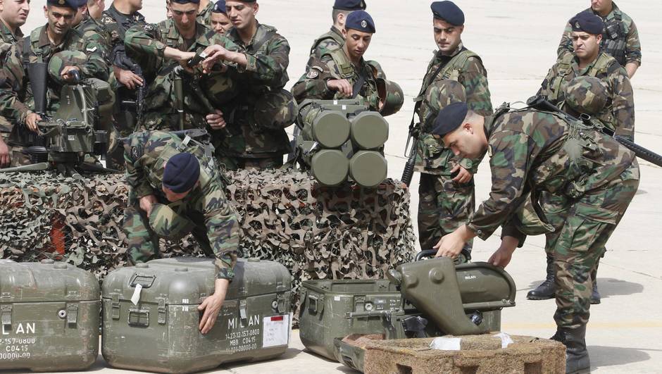 Paris accorde 14 millions d’euros d’aide militaire au Liban