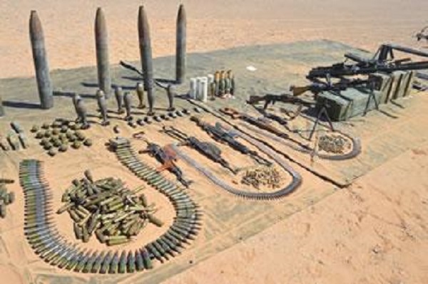 L&rsquo;anp exploite des renseignements vérifiés : Un arsenal de guerre découvert à Bordj Badji Mokhtar